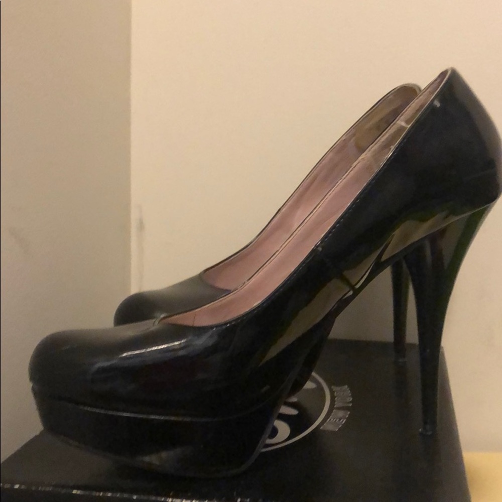 Platform heels - black - 5inch